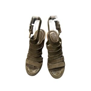 Tory Burch Olive Green Espadrilles